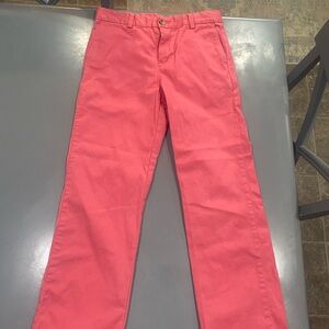 Vineyard Vines Boys Coral/ Pink Chino Pants